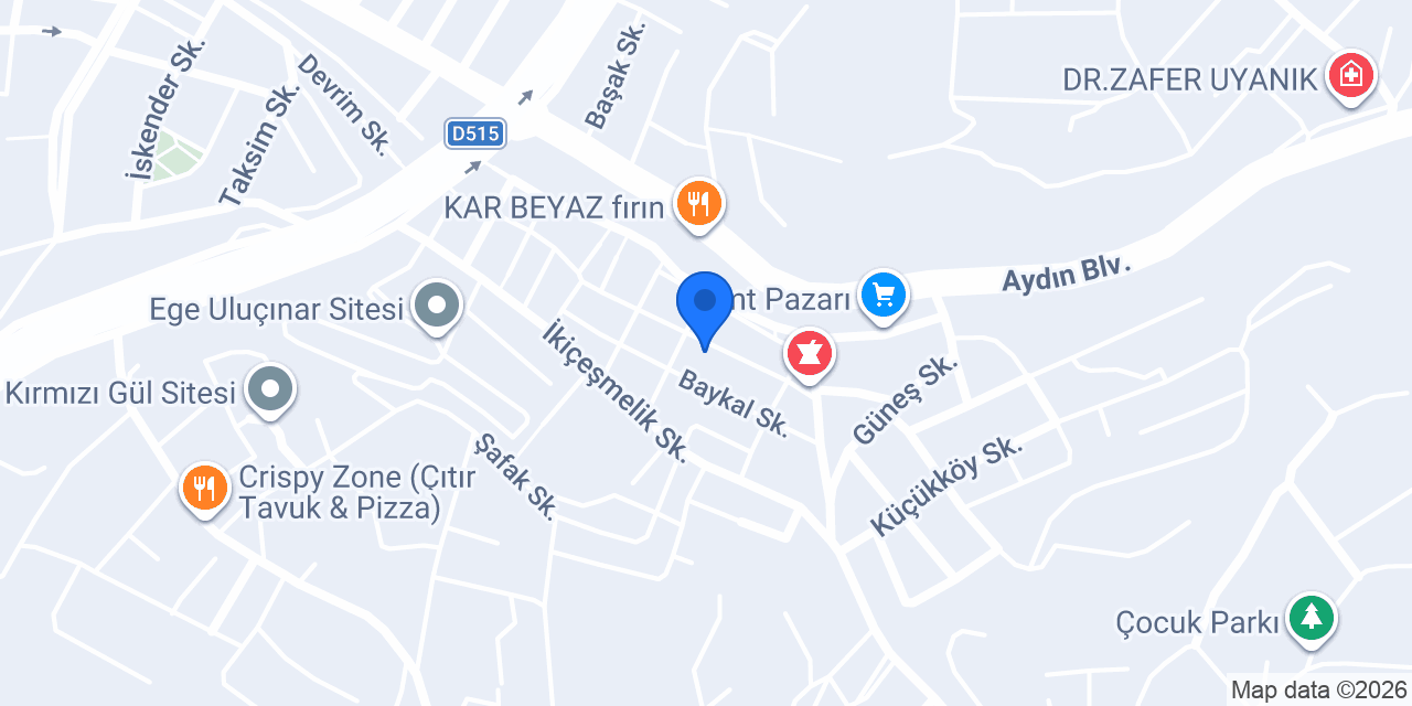 Tekcan Elektrik Kuşadası konumu