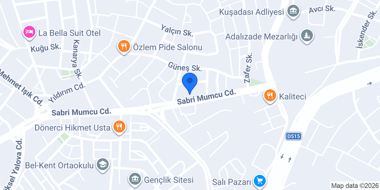 Livia Hotel konumu