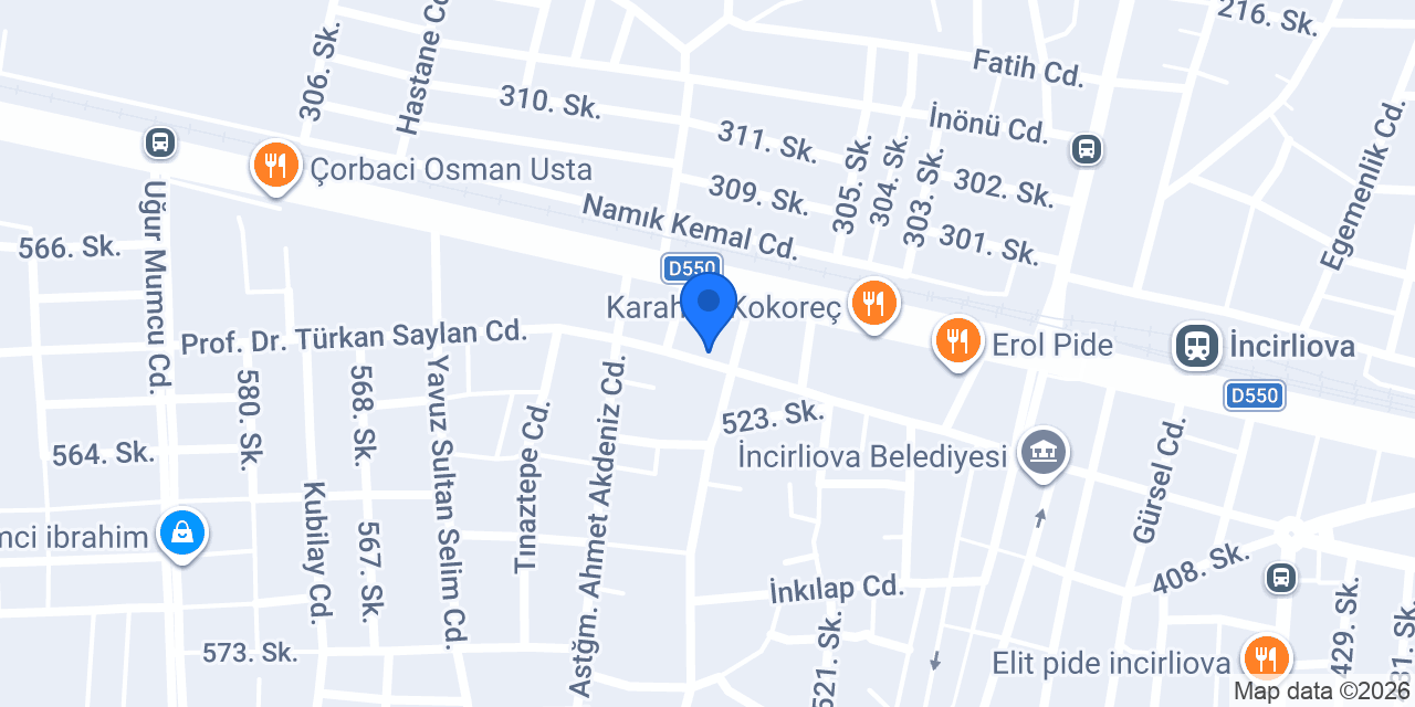 Arçelik Servis Anaokulu konumu