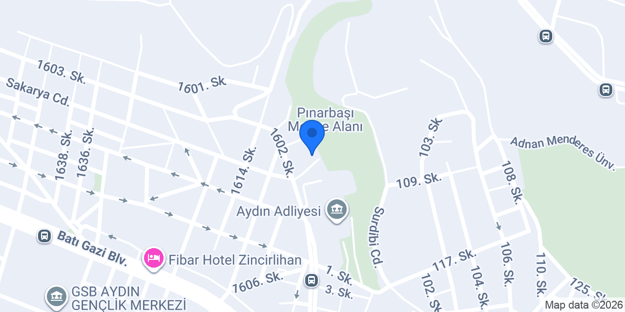 Aydın Belediyesi Sosyal Tesisleri konumu