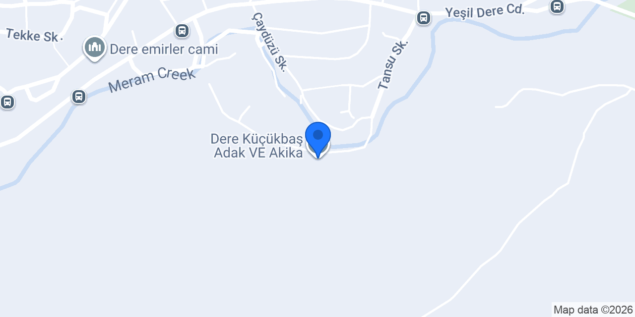 Dere Küçükbaş Adak VE Akika konumu