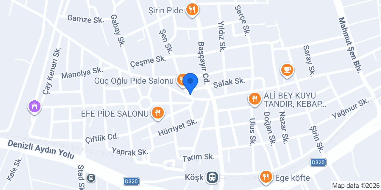 Paşam Izgara ve Et Salonu konumu