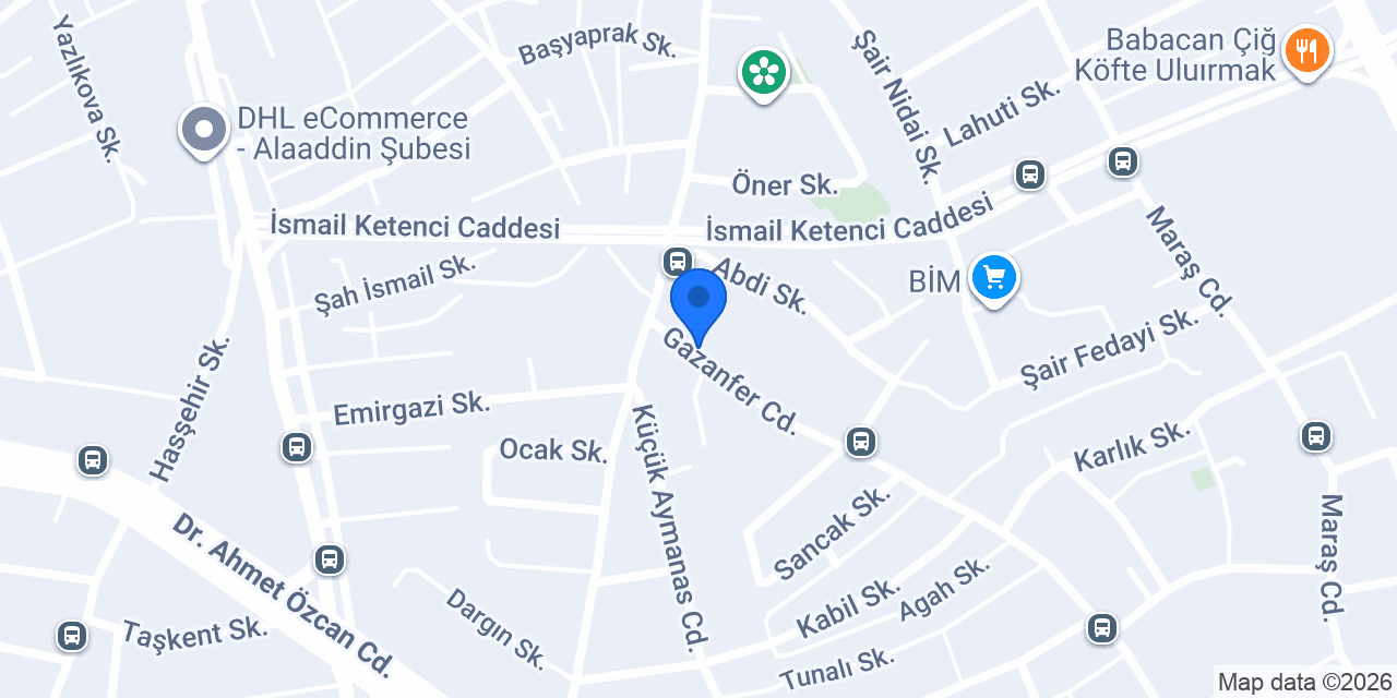 KONYA BOYACI ALKAN DEKORASYON konumu