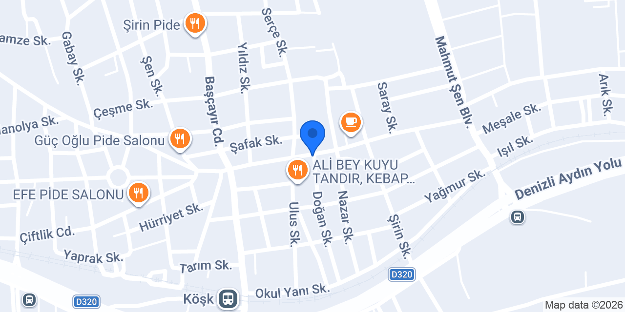 Öz Kasap Alper KAVAS konumu
