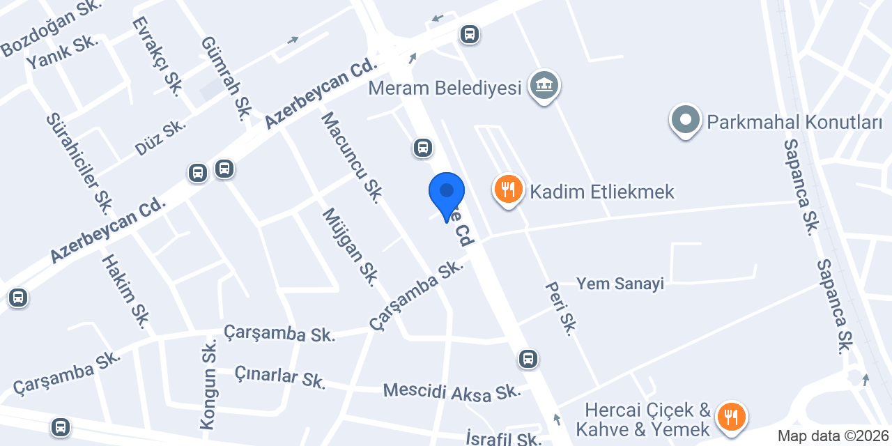 K&V KIRTASİYE MERAM konumu