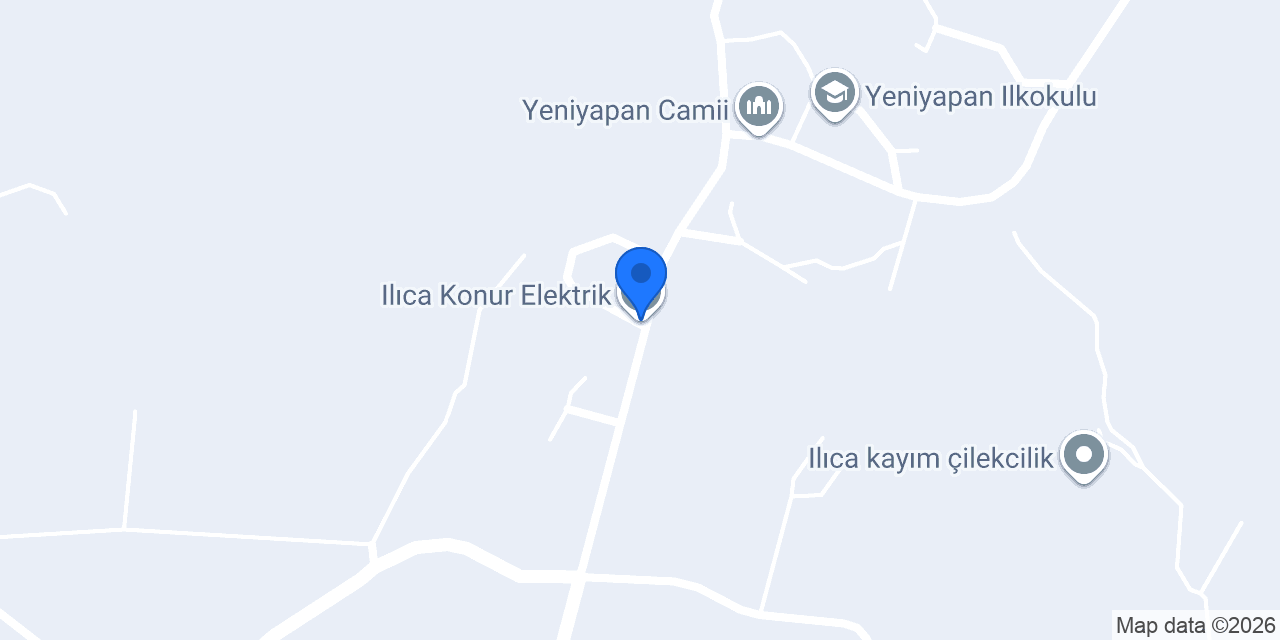Ilıca Konur Elektrik konumu