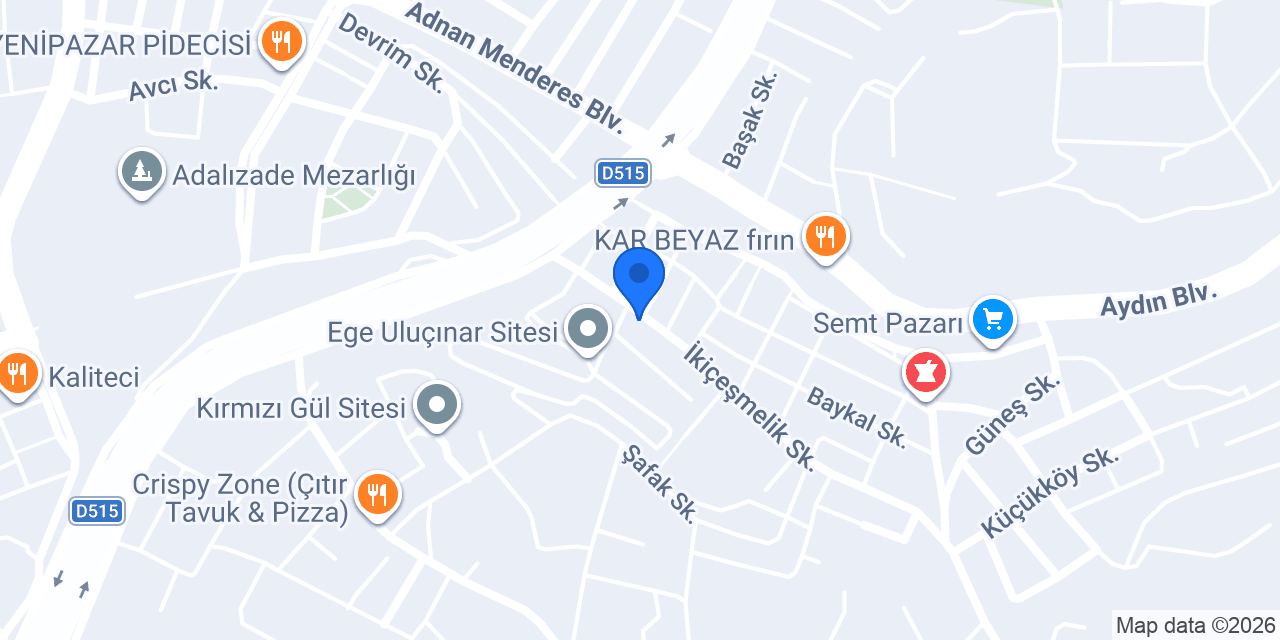 KARÇİÇEĞİM Kuşadası konumu