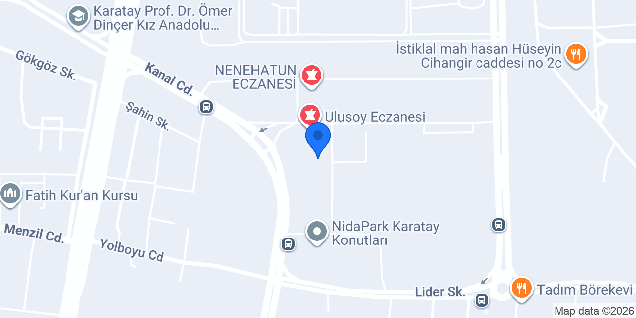 Tunahan erkek kuaförü konumu