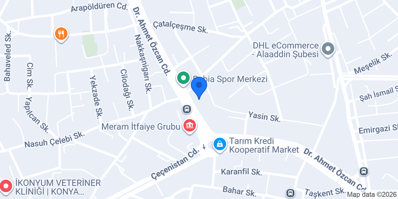 Sürat Kargo Alaaddin Şube konumu