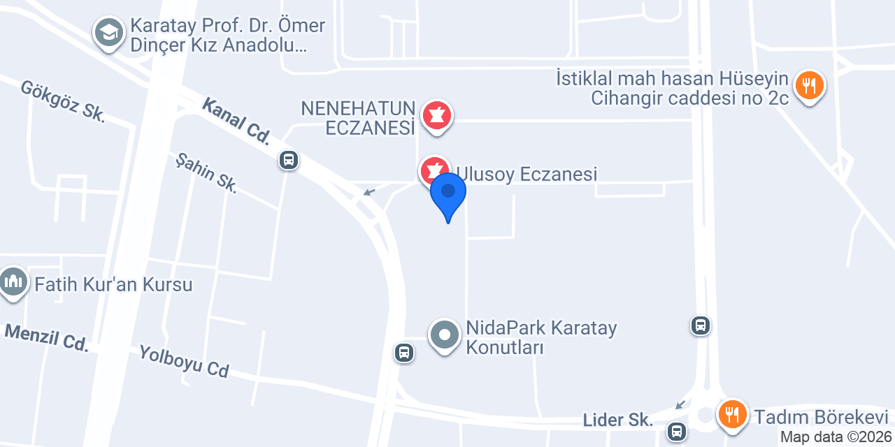 Fesleğen butik mutfak konumu
