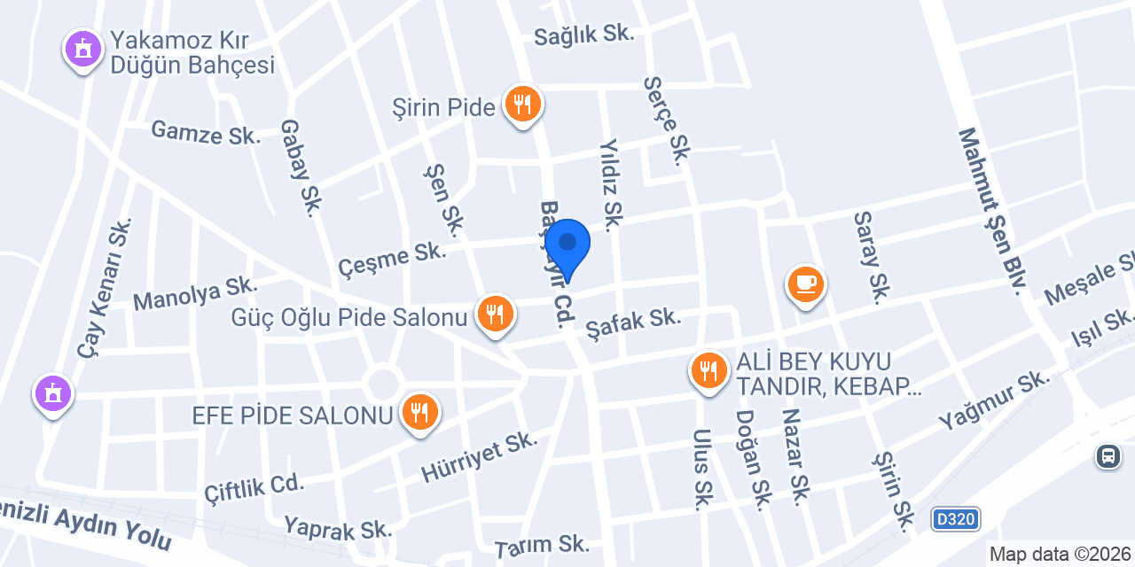 Türkmen Exclusive Mobilya konumu