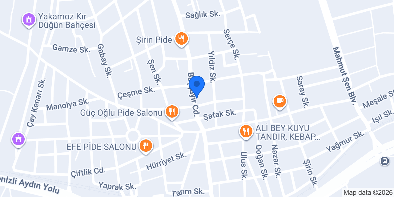 Karaca Köşk konumu