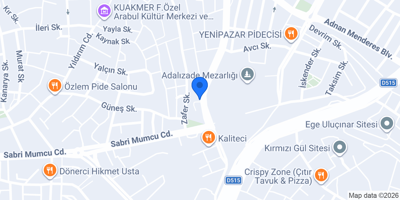 Adalılar Rent A Car konumu