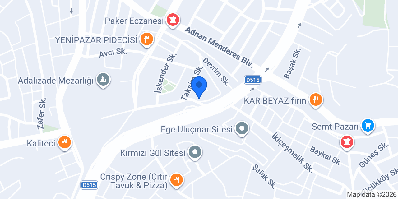 Kuşadası Yapı Market konumu