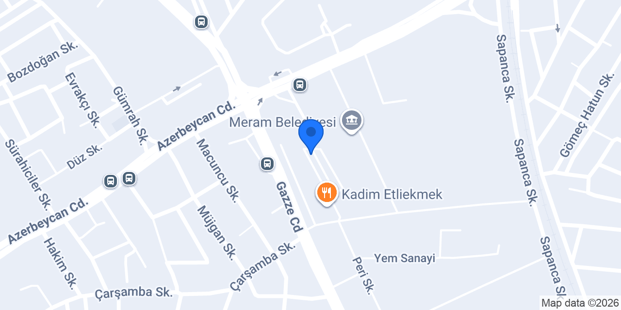 Sürat Kargo Meram Şube konumu