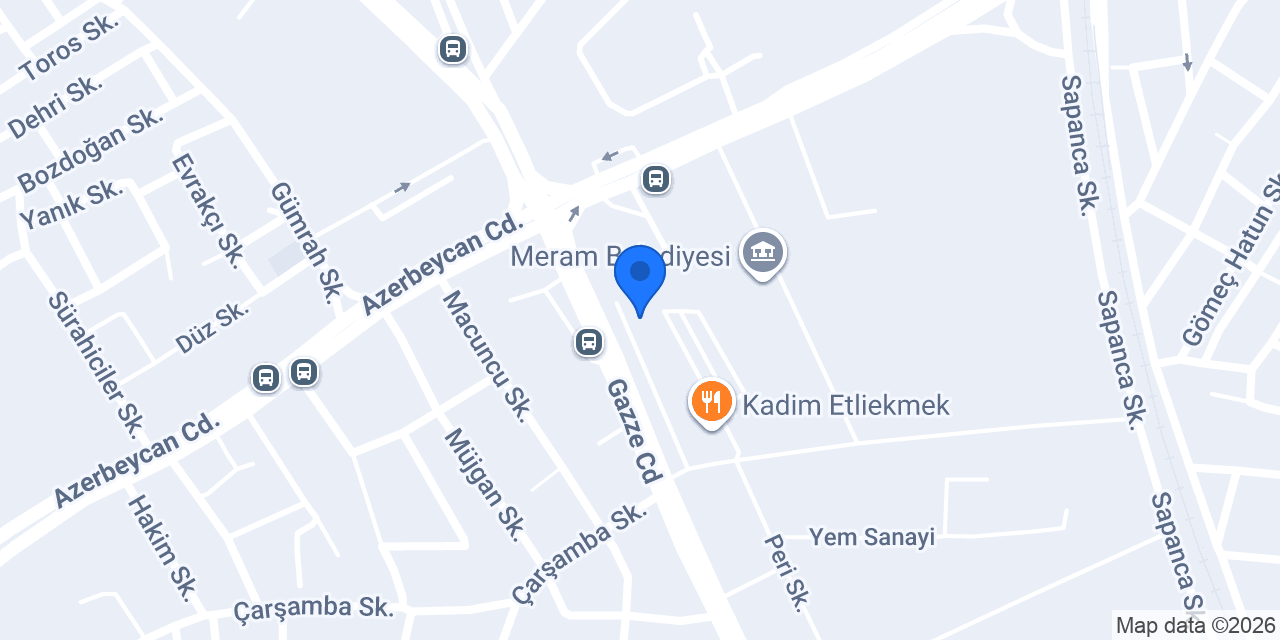Cemo Etliekmek - Meram konumu