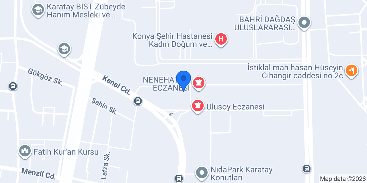 Nehir Eczanesi konumu