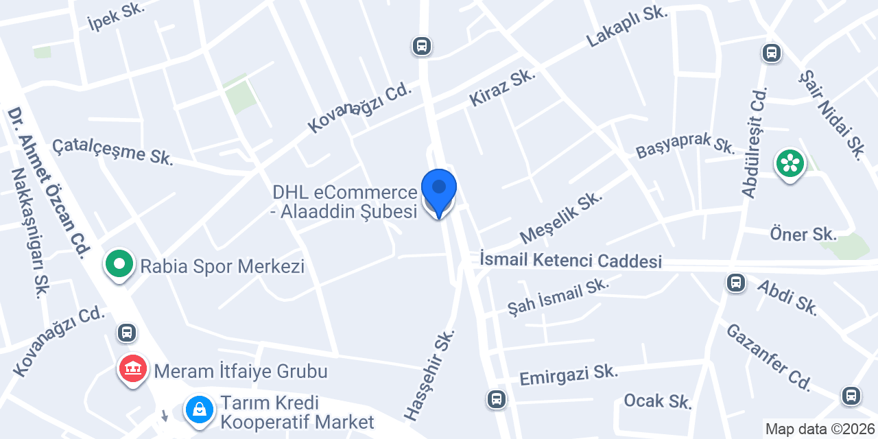 DHL eCommerce - Alaaddin Şubesi konumu