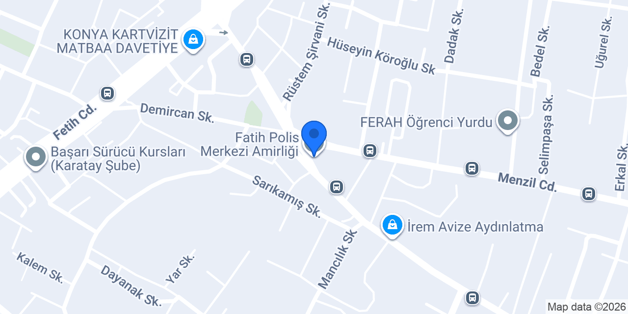 Fatih Polis Merkezi Amirliği konumu