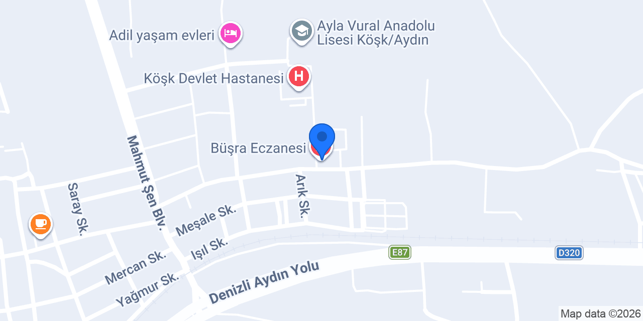 Büşra Eczanesi konumu