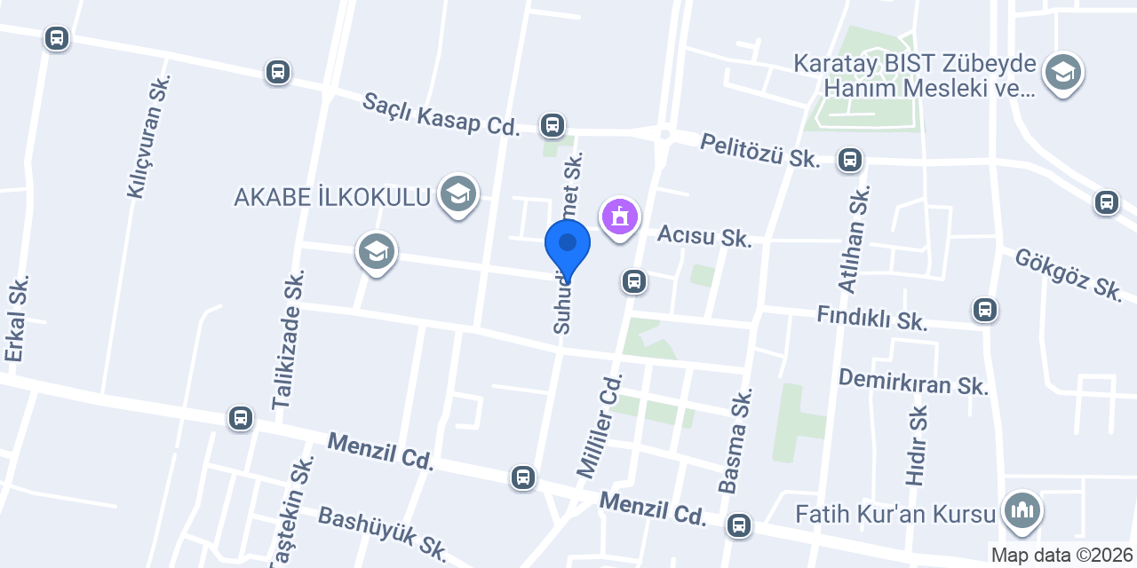 Metal Çöp Kovası Konya - Fima konumu