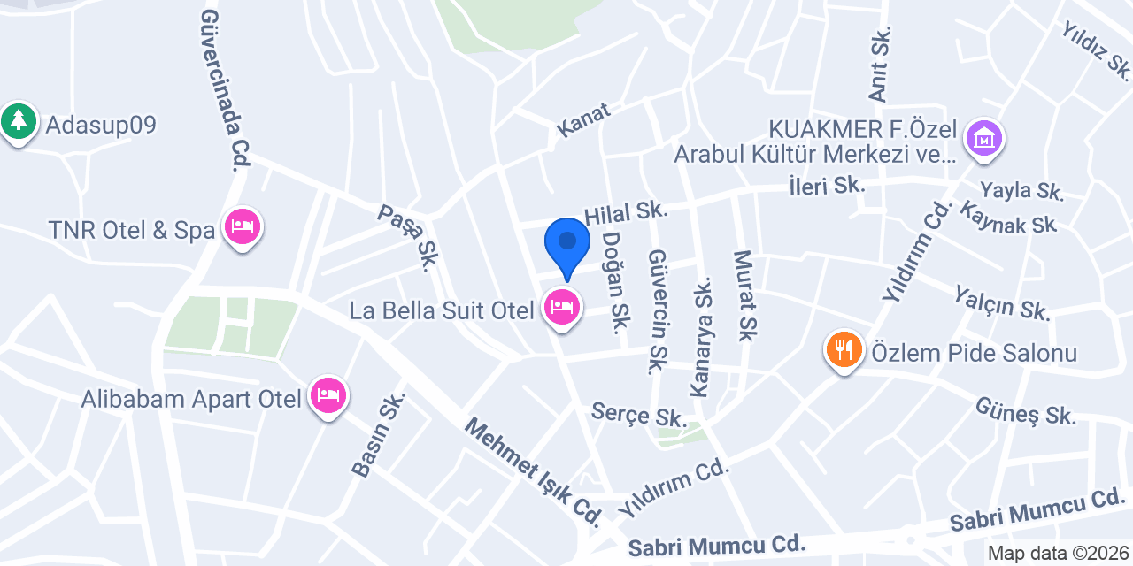 Şahin Yuvası Otel & Apart konumu
