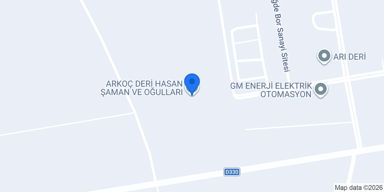 ARKOÇ DERİ HASAN ŞAMAN VE OĞULLARI konumu