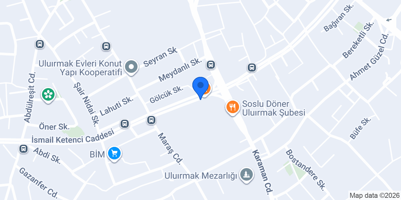 Mavera Unlu Mamuller konumu