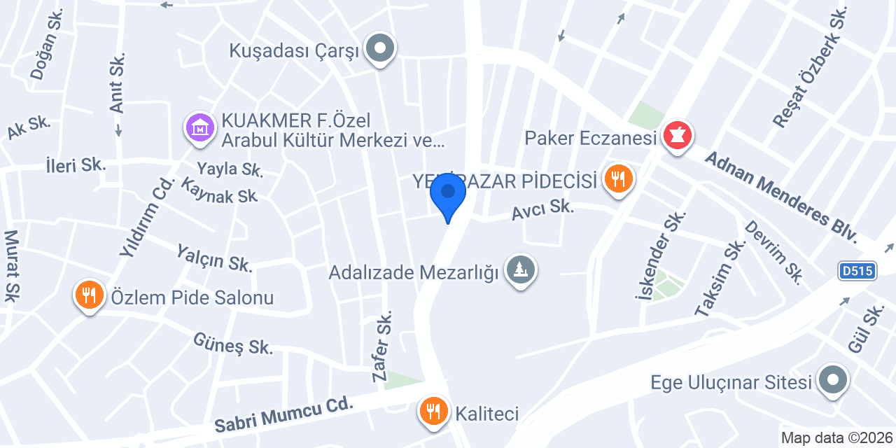 Kuşadası Ticaret konumu