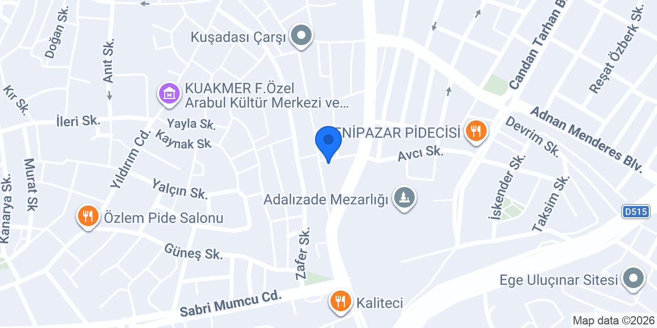 Kuşadası Kebap Evi konumu