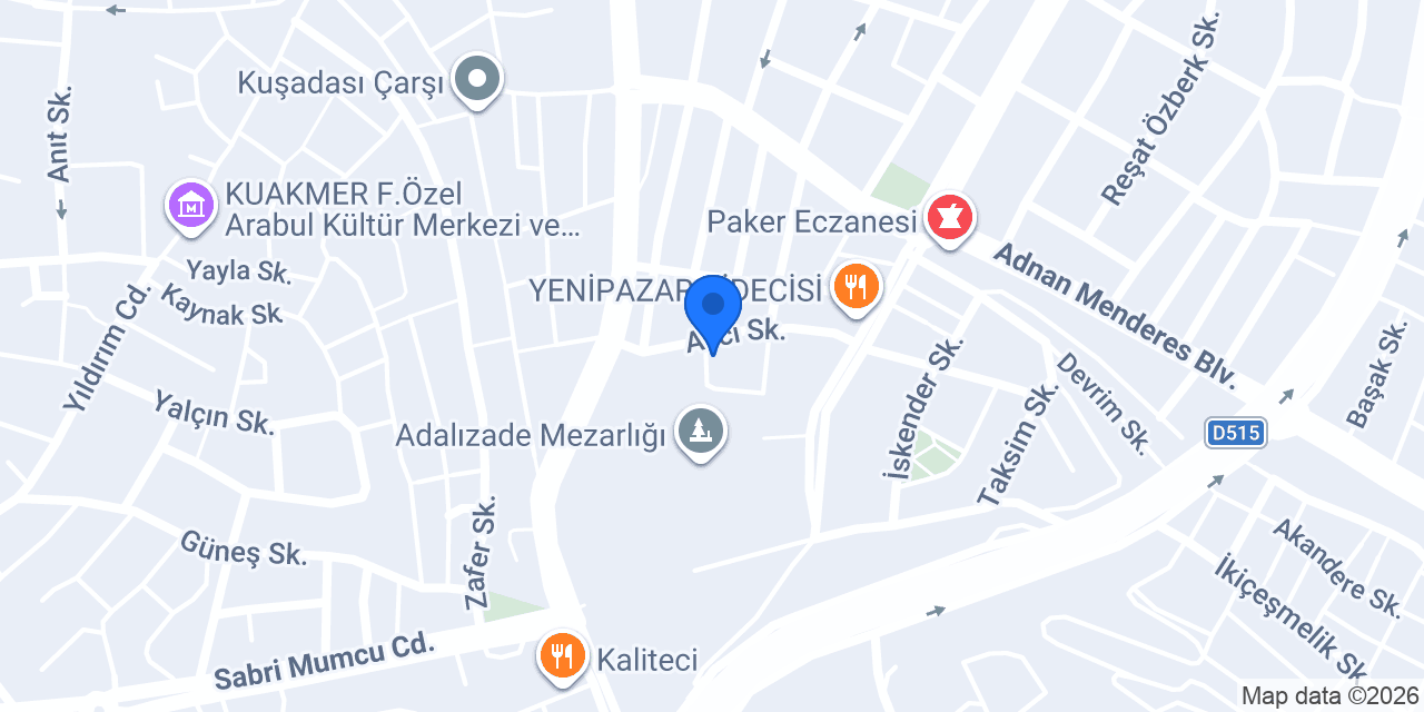 Türkmen Hukuk ve Danışmanlık Bürosu konumu