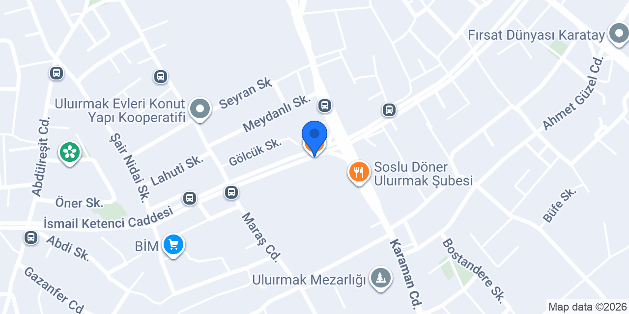 YÜKSEL UNLU MAMÜLLER konumu