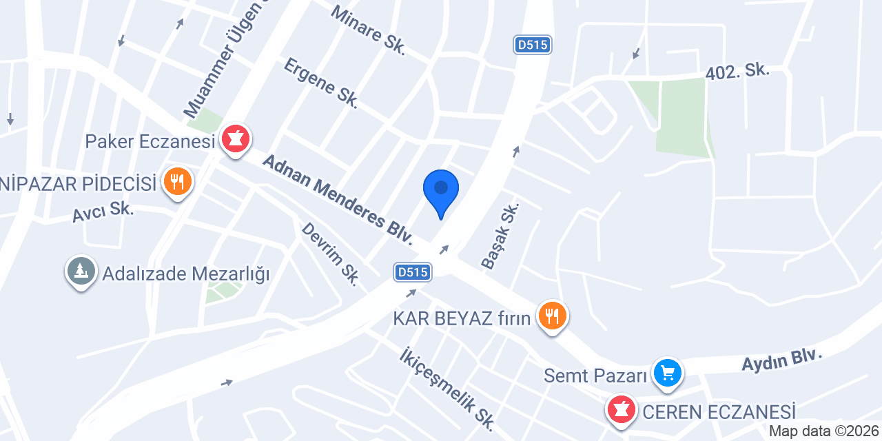 Kuşadası Lider cam konumu