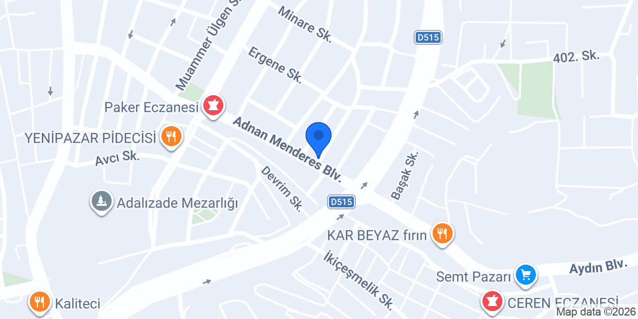 Devran Pet Shop konumu