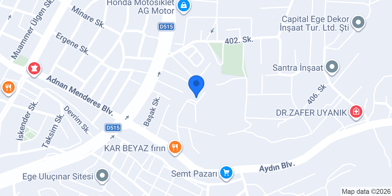 Kuşadası Belediyesi Huzurevi konumu