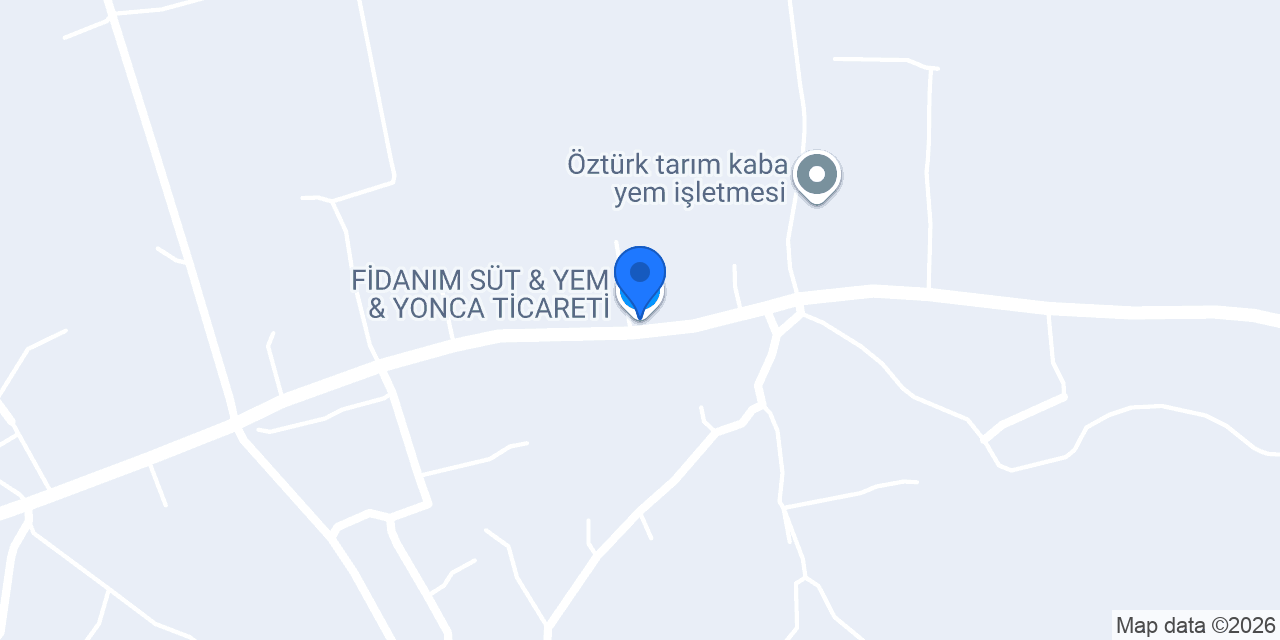 FİDANIM SÜT & YEM & YONCA TİCARETİ konumu