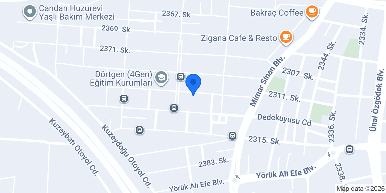 Aydın Kafa Ortaokul Kurs konumu