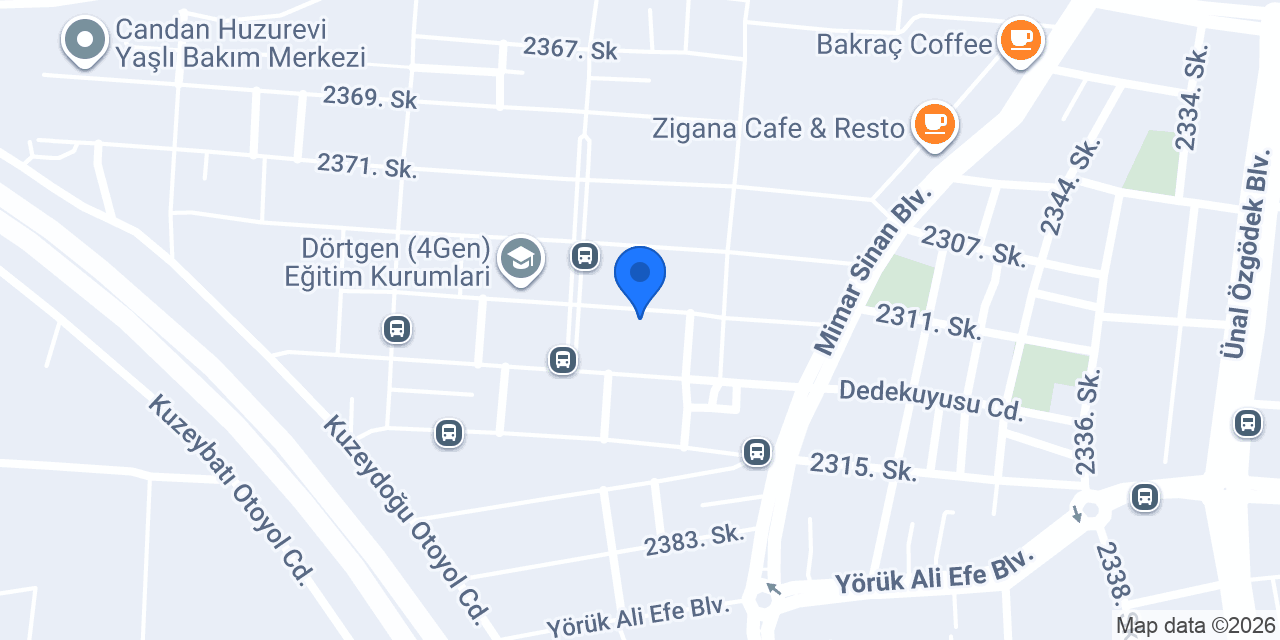Nova Çocuk Kreş ve Gündüz Bakımevi konumu