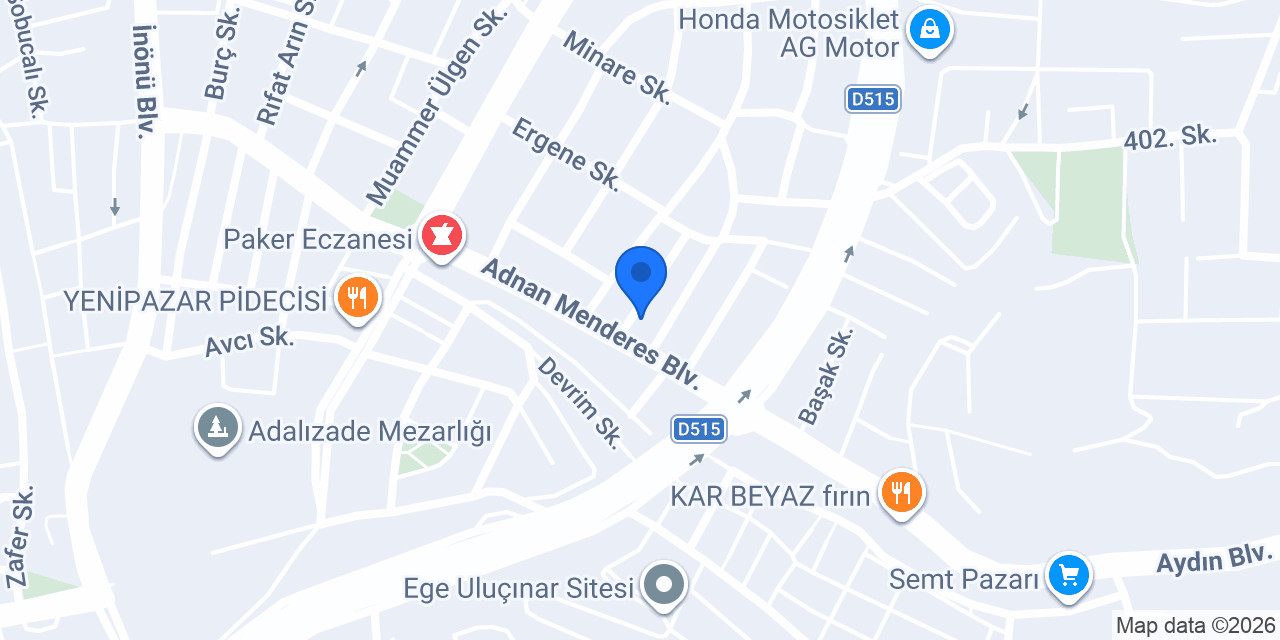 Kuşadası Final Kurs konumu