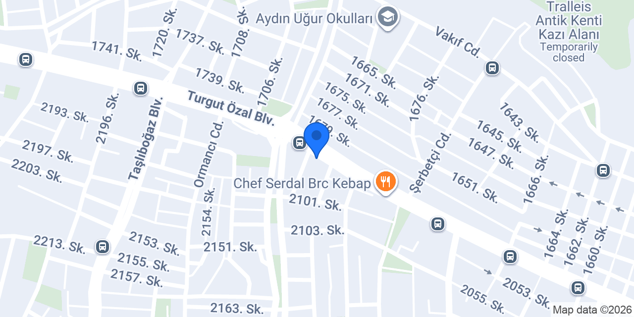 Fizyoterapist Beyzanur Sevim konumu