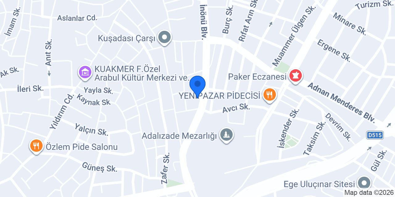 Kuşadası Elektronik konumu