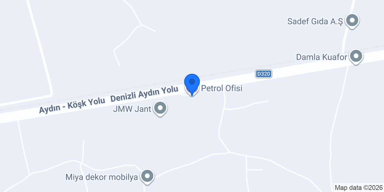 Petrol Ofisi konumu
