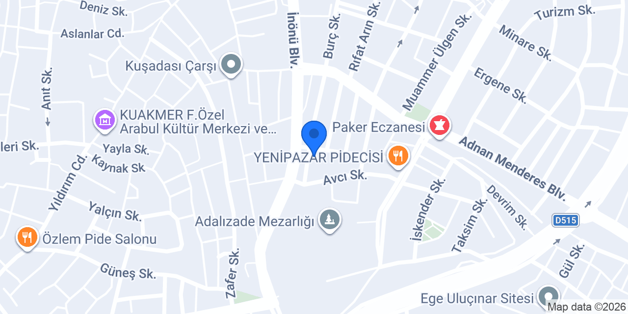 Beşyıldız Yapı Market konumu