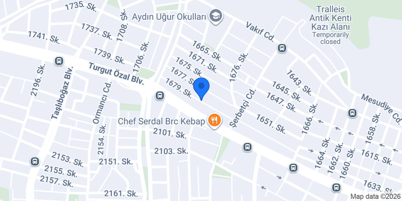 Çine Cezaevi konumu
