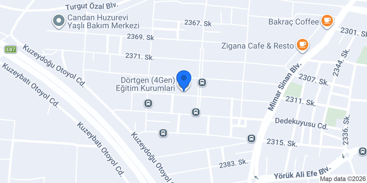 Dörtgen (4Gen) Eğitim Kurumlari konumu