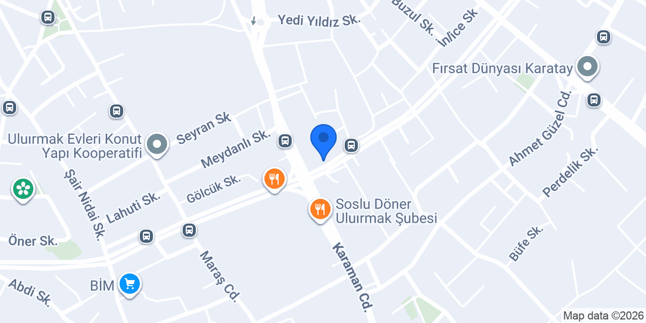 Dürüye Kaçmaz Makeup Studio konumu