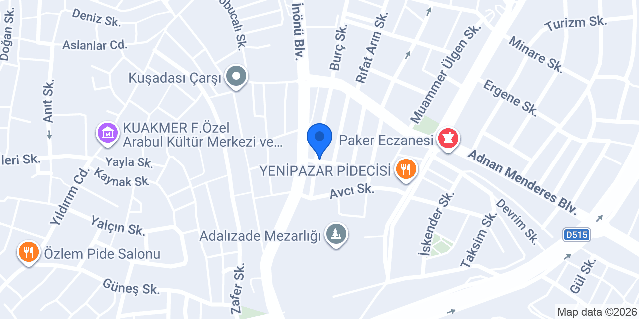 Avukat Arda Bozdağ konumu