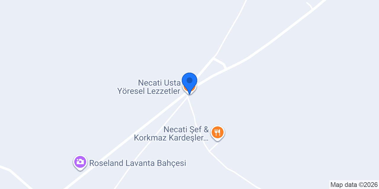 Necati Usta Yöresel Lezzetler konumu