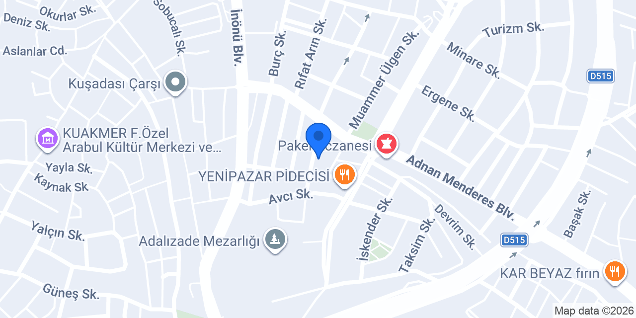 Turna Kuru Temizleme konumu