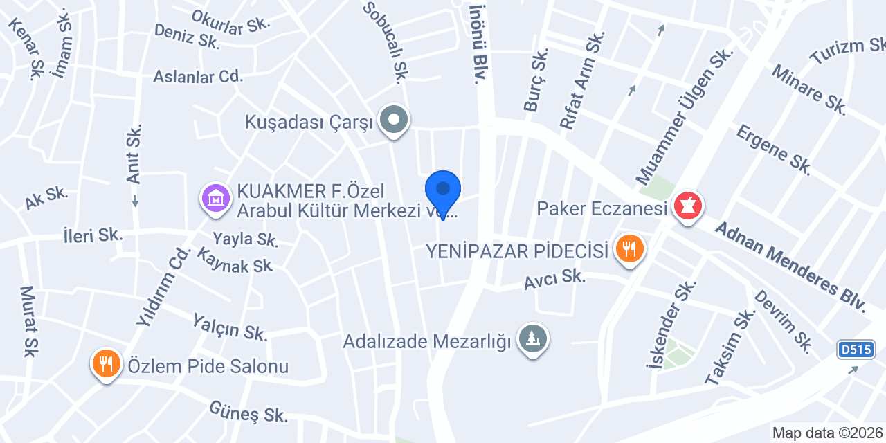 Tunç Group konumu